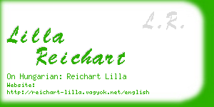 lilla reichart business card